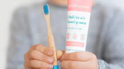 Wellnesse Strawberry Toothpaste for Kids